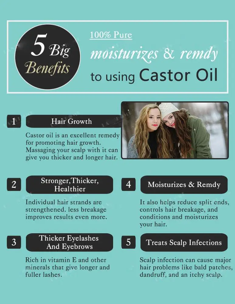 
Private Label Pure Organic Cold Pressed Castor Oil For Eyelashes, Hair, Eyebrows Growth 