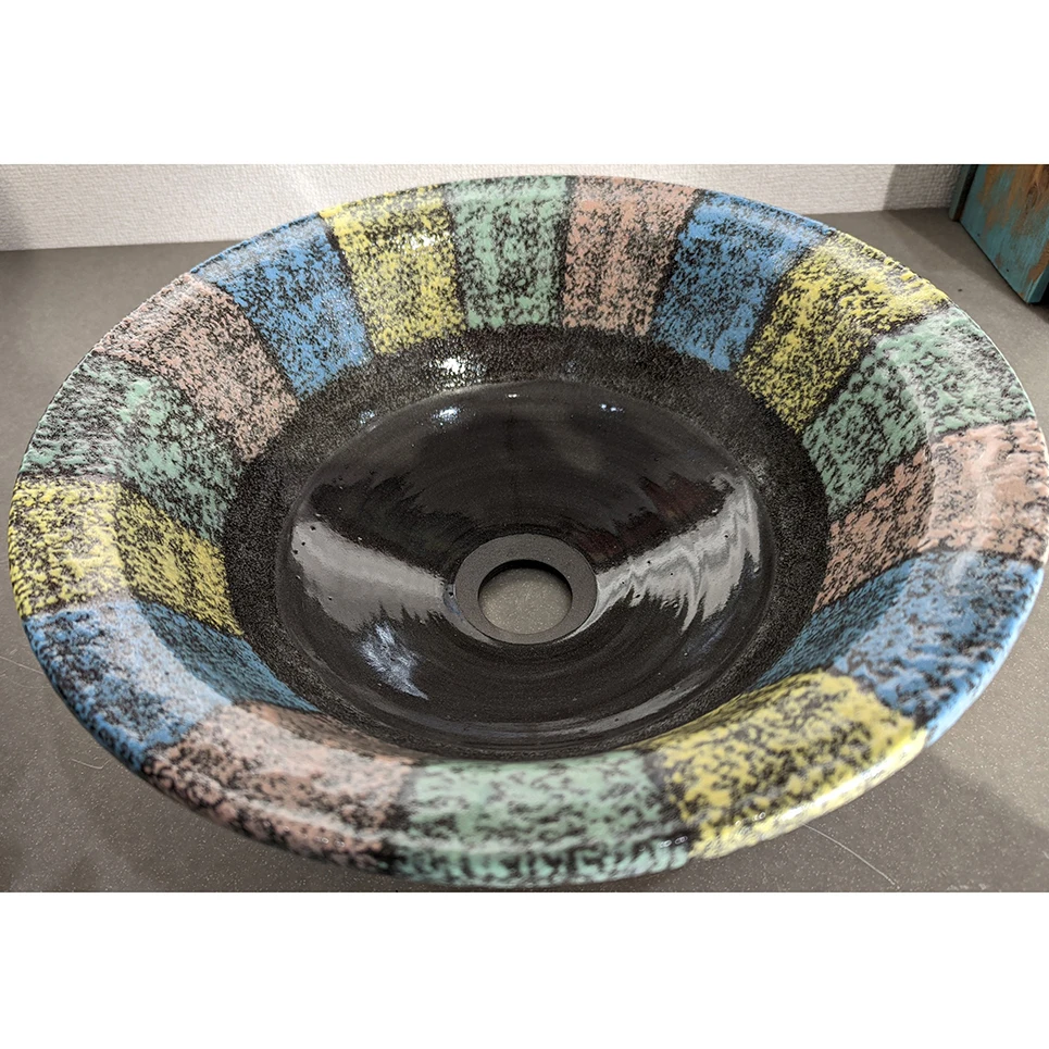 Shimizu ware wholesale Japan taps basin bathroom ceramic basin