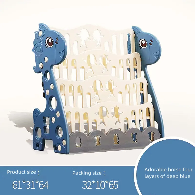 Детская книжная полка Настольный органайзер прочная пластиковая настольная книжная полка