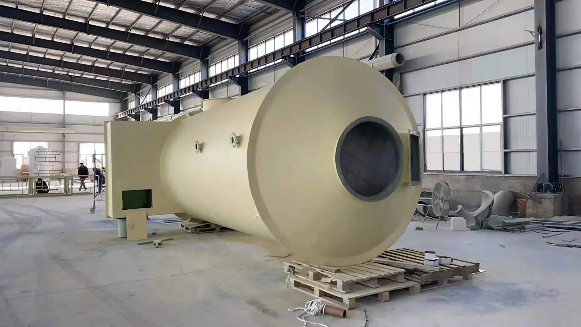 Fiberglass Reinforced Plastics Packed Tower/Cyclone Plate Tower Air Wet Scrubber