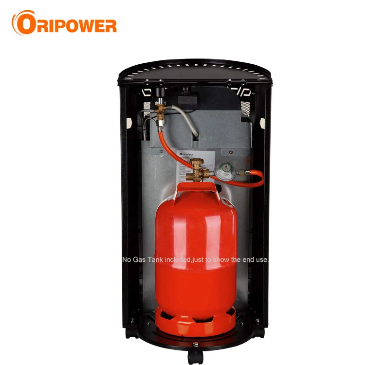 CE certified portable indoor space radian blue flame gas heater with ODS safety device