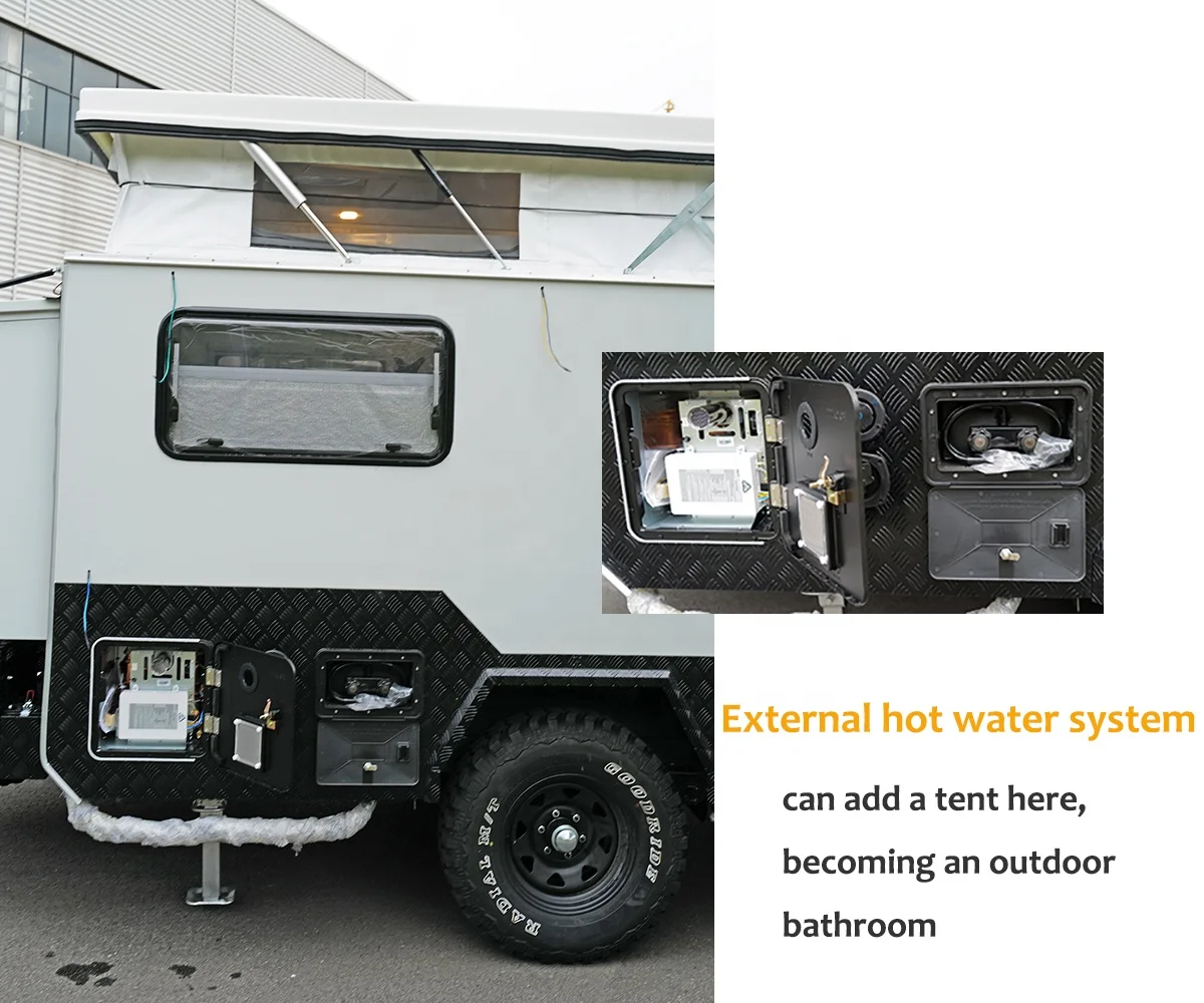 15ft off road hybrid camping caravan travel trailer