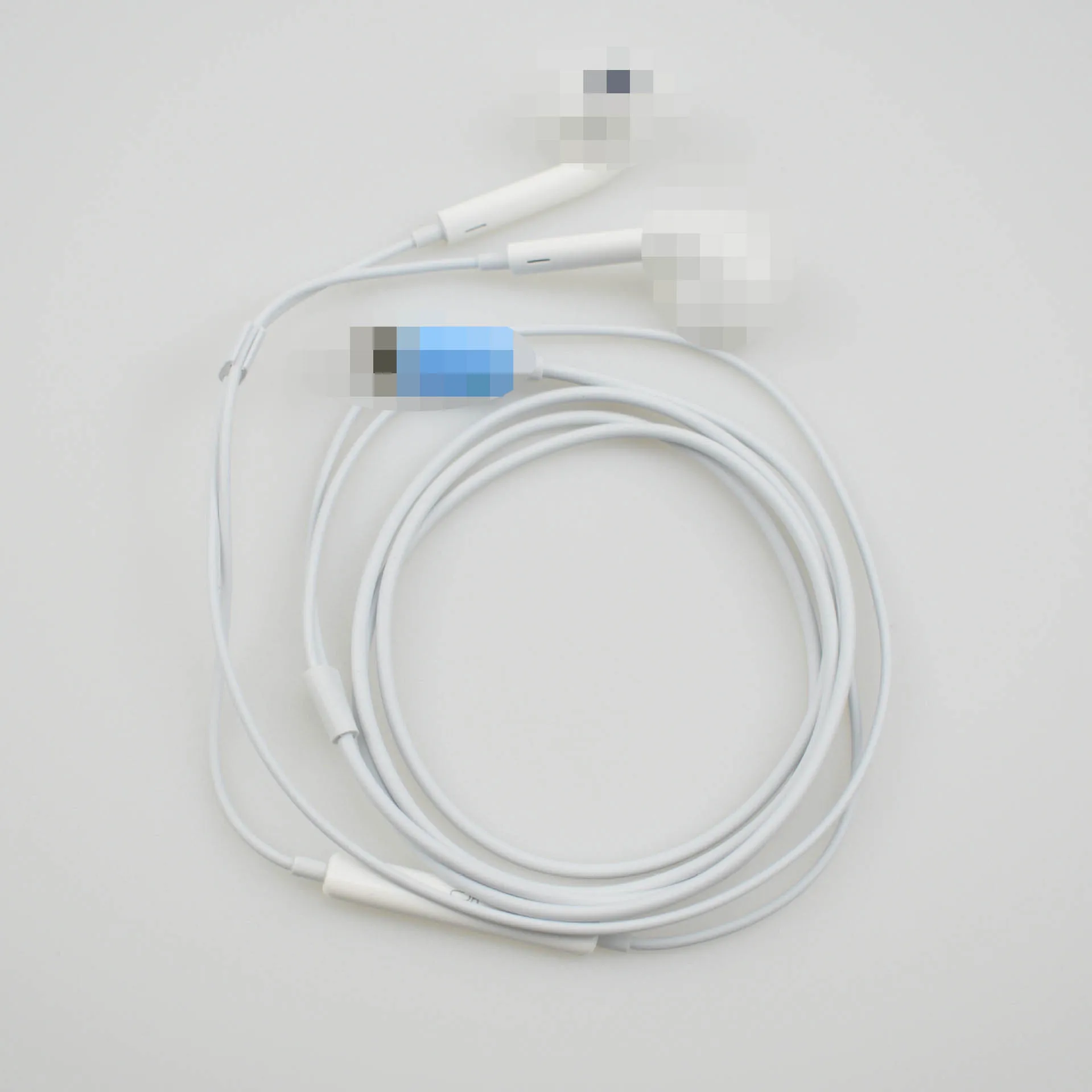 Проводные наушники-вкладыши с выдвижным окном и синими зубьями для iphone