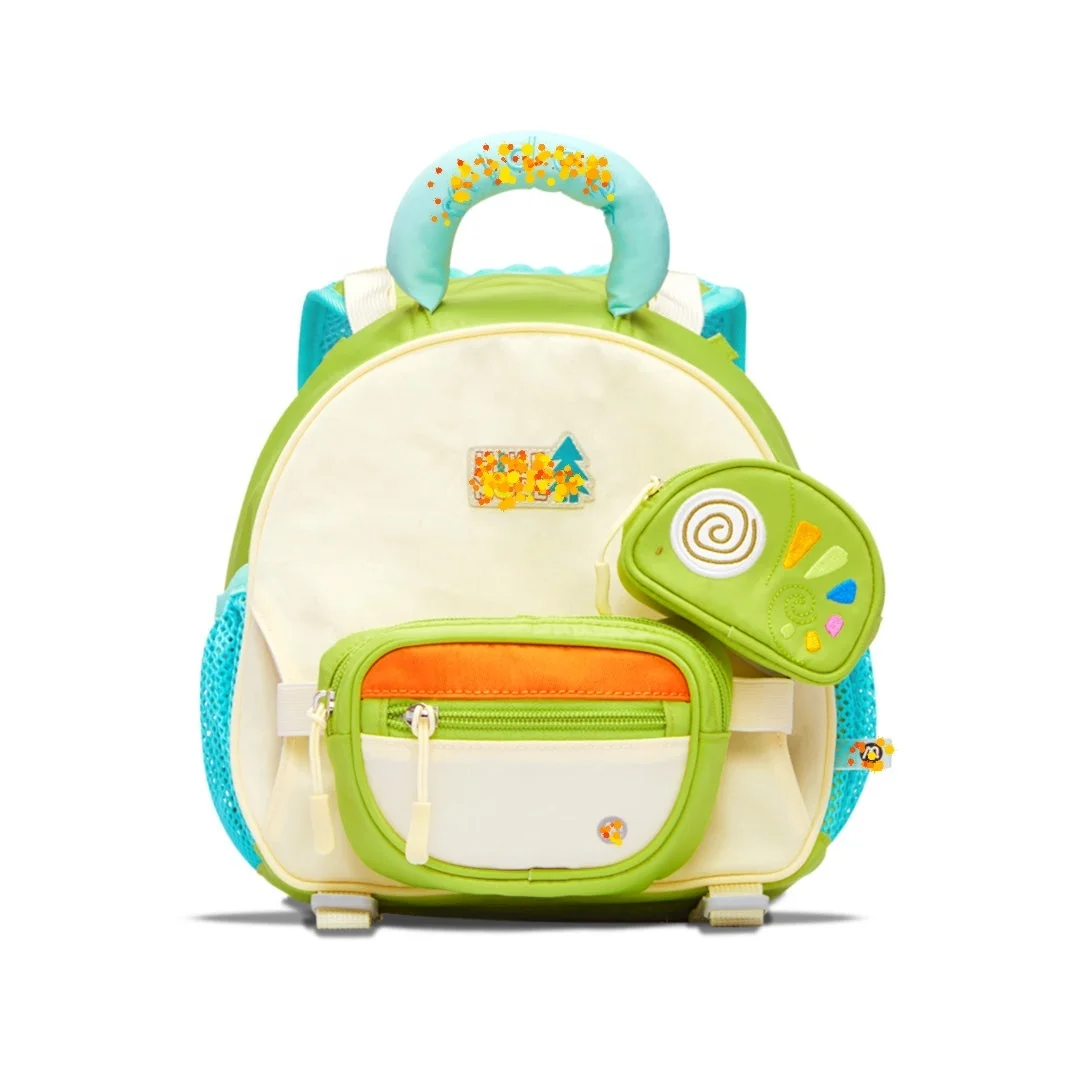 Custom Simple Modern Toddler Kindergarten Elementary Kids School Bag Small Backpack For Girls Boys 1-6 Years