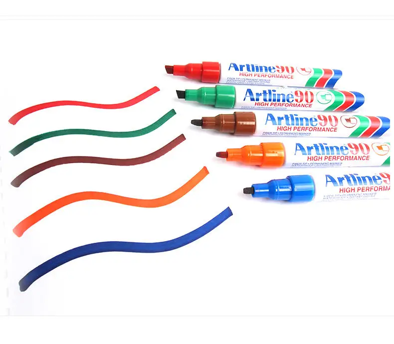 japan 12 colors paint marker pen DIY album graffiti pen car tyre paint marker