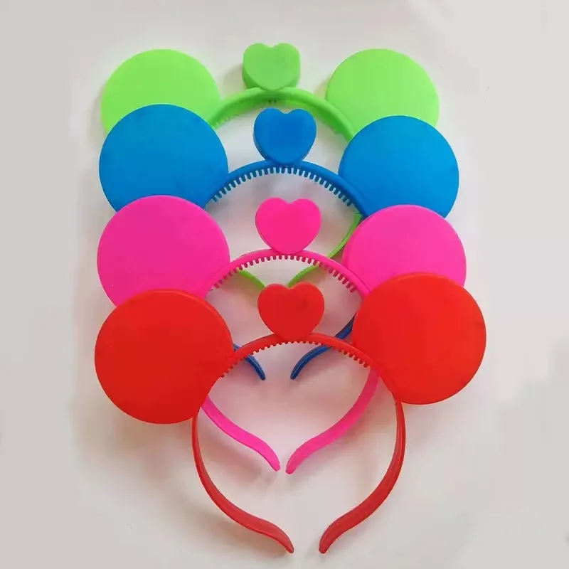 LED Radiant Devil Horn Headband Halloween Event Party Headlight Neon Evening Light