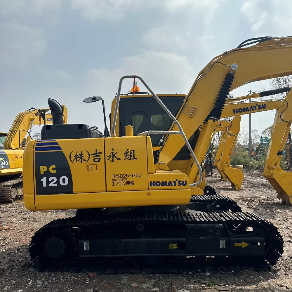 Япония использовала экскаватор pc120-8 Komatsu использованный PC120-7 /PC120 120 с EPA