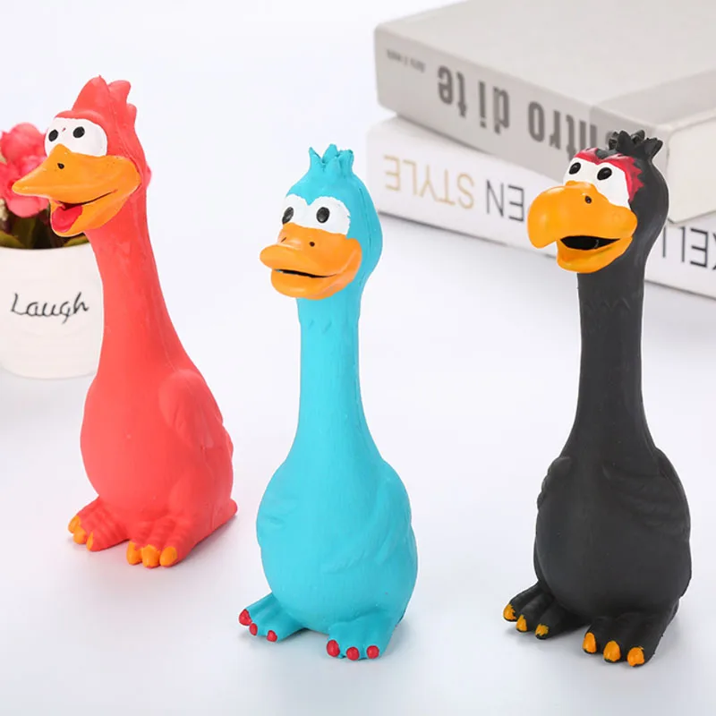 
Pet Chicken Shape Dog Toy Oem Wholesale Latex Squeaky Tpr Barking Custom Rubber Squeakers Dog Toy 