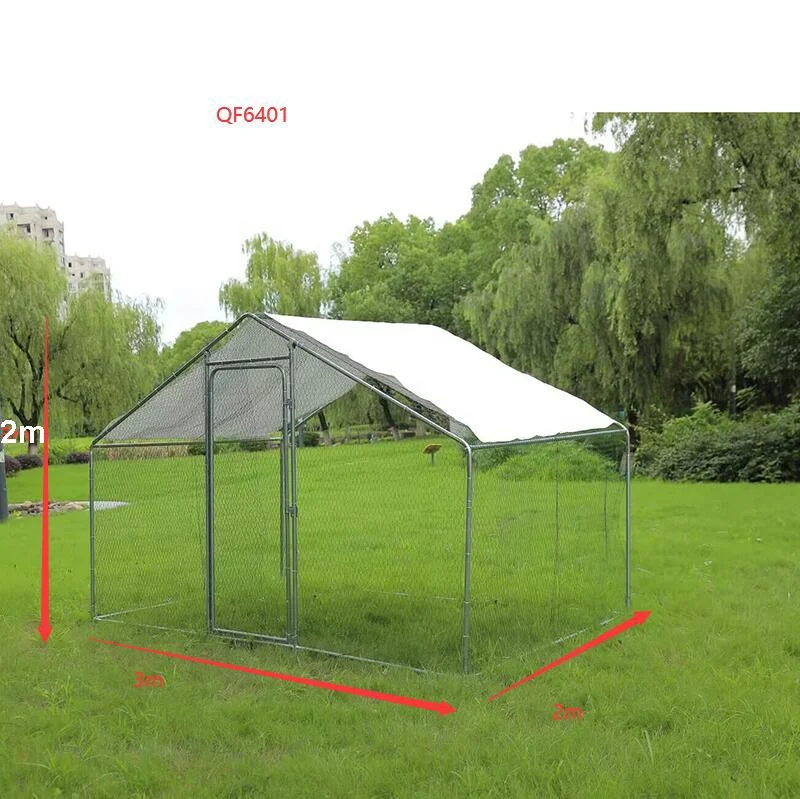 Galvanized Steel Chicken Coops for Outdoor Backyard Farm Garden