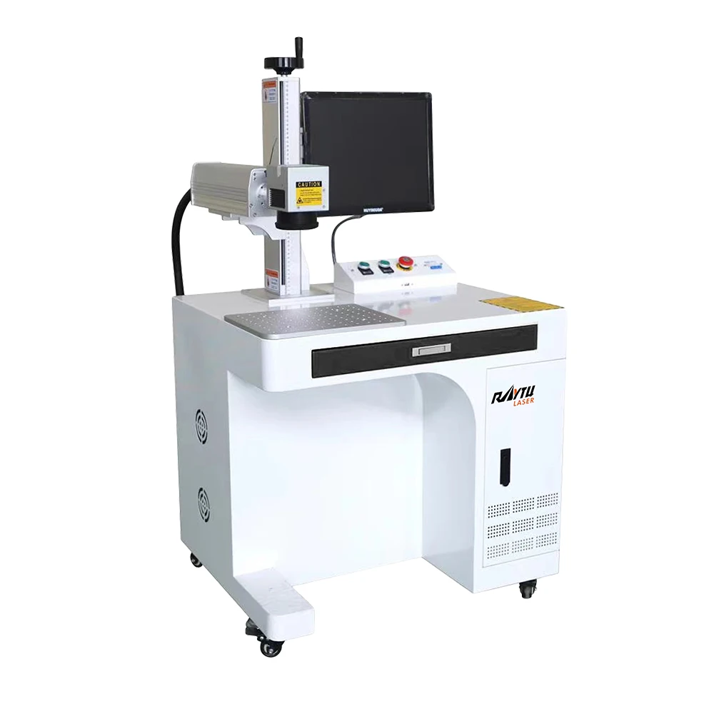 Raycus laser RTM 20W 30W 50W metal ring jewelry fiber laser marking machine  metal engraving machine