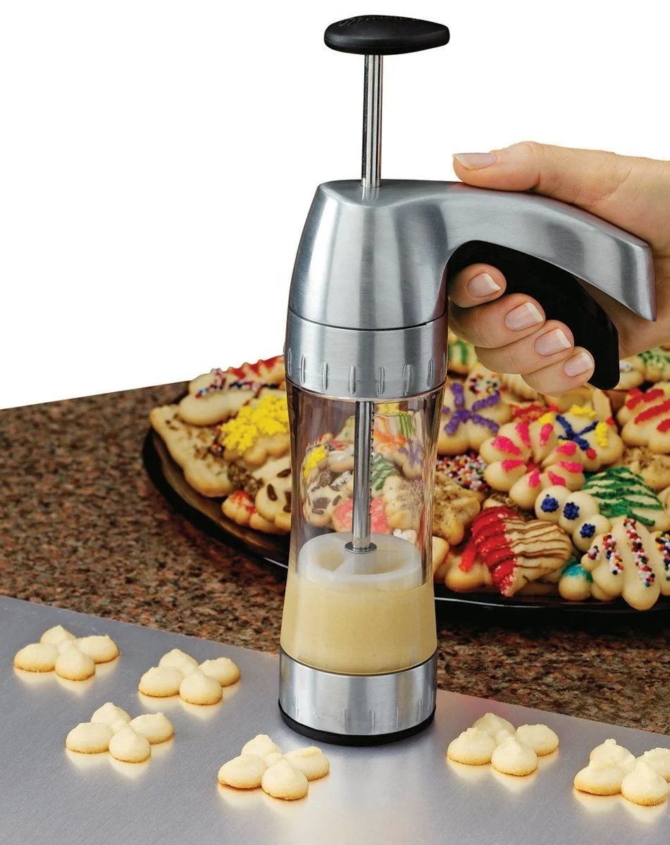 
Biscuit Maker Cookie Press Gun Kit 