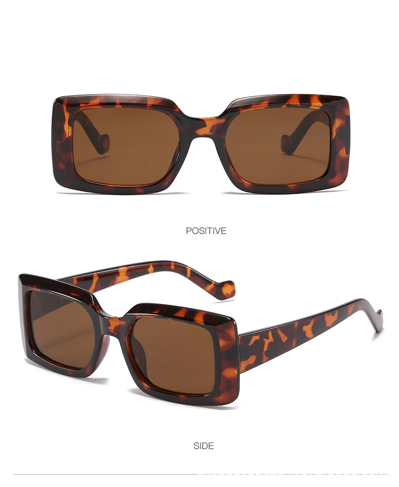 Luoyan Small Rectangle Eyeglass  Designer Elegant Square Sunglasses Ladies Fashion Women Sunglasses Shades