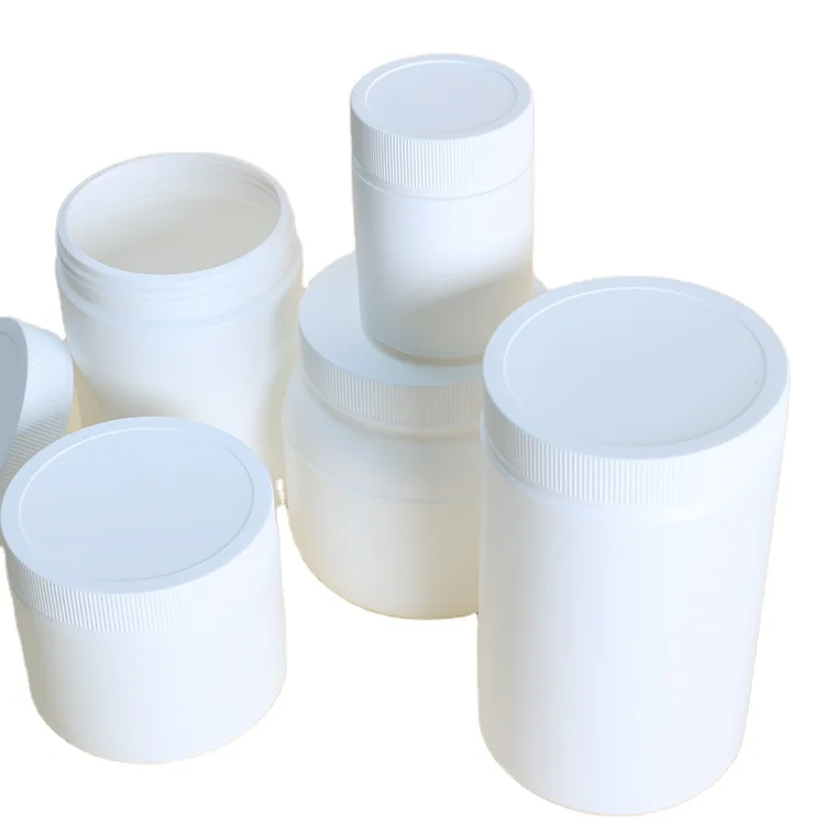 Nature White Hdpe Plastic Bottle Plastic Container Jar Food Tubs Tub Food Grade