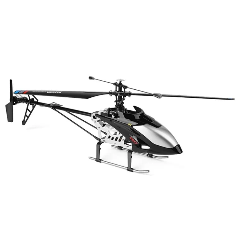 WLtoys V913-A RC Helicopter 4CH 2.4G Single Propeller Brushless Motor Altitude Hold Black 55CM USB Charge VS WL915-A C190