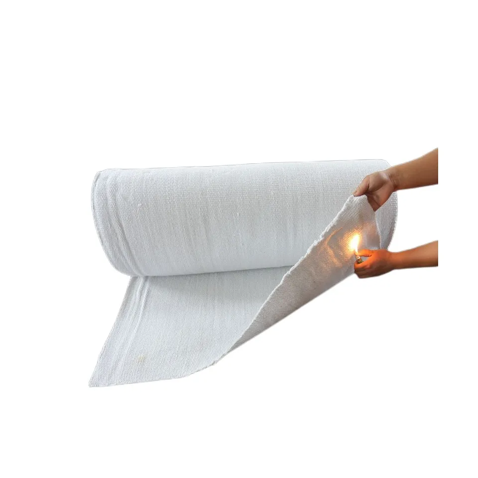 High quality fireproof fabric ceramic fireproof ceramic fiber cloth ceramic fiber belt