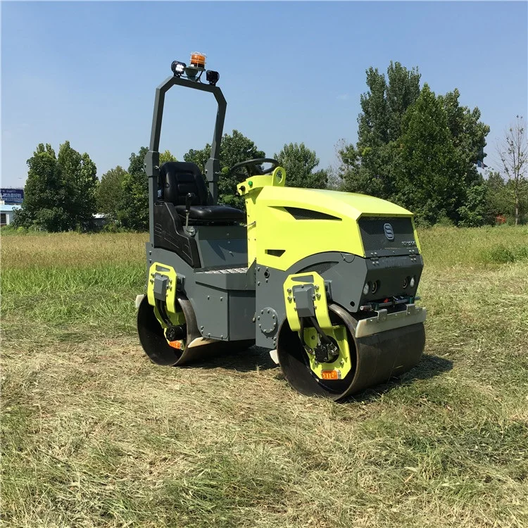 New 1 Ton Compactor Vibratory Roller Mini Road Roller Compactor Hydraulic Motor Provided Famous Brand Mini Concrete Pump Diesel