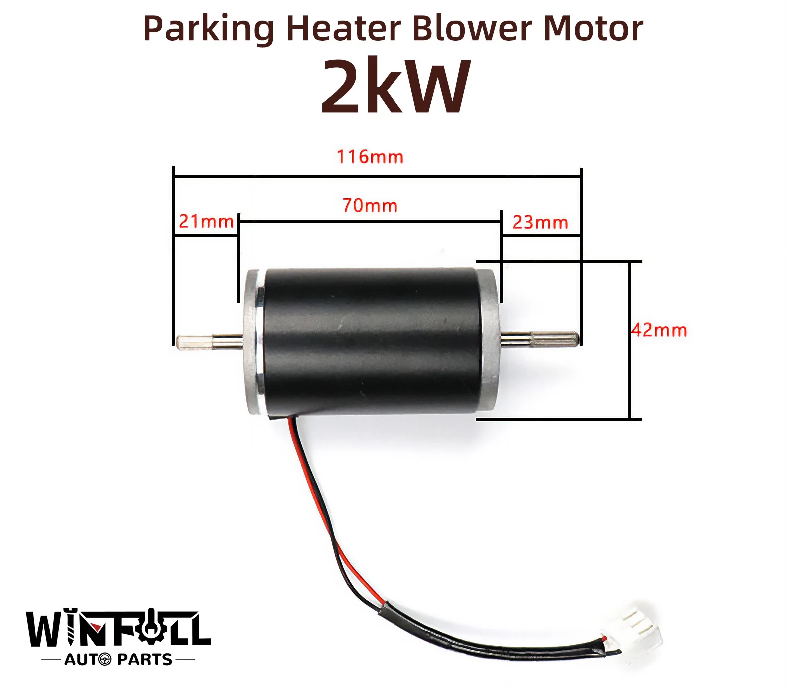 12V 24V 2kW 5kW Diesel Air Parking Heater Rust Proof Blower Fan Motor Parts for Eberpacher Airtronic Webasto Diesel Heater