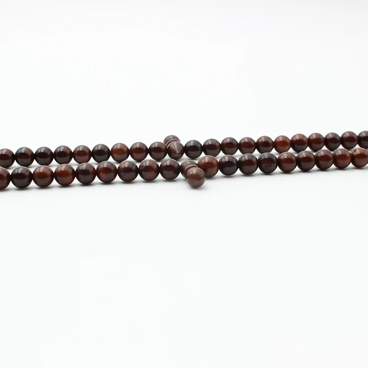 Export ramadan decor gift dark brown kuka tasbih 5mm 99 beads necklace islam rosary