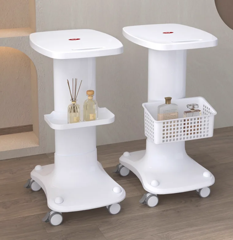 Factory Wholesale Hot Selling Beauty Center Instrument Trolley Equipment With Storage Basket Insert Row Cardan Wheelbarrow