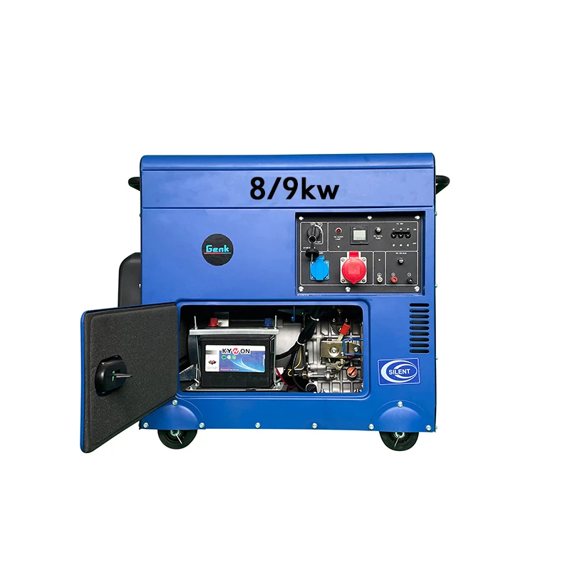 9kva 8kw 8000 Вт тихий дизельный генератор для хранения масла Инверторные генераторы продажи в
