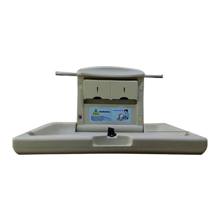 
Wall Mounted New Design ABS Plastic Folding Portable Baby Changing Station Table Dresser 