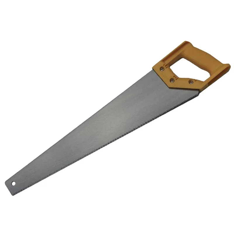 550mm Woodcraft Tool Hand Saw Steel Customized OEM Woodworking Clamps Wood Working Tool Kit Wood Trimmer for Wood Black +yellow