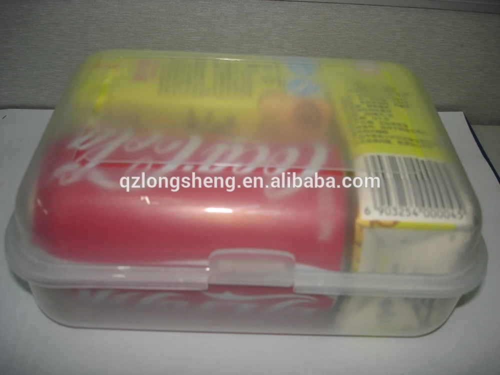 Plastic pp Single Layer Leakproof Fresh Food Home Product Natural Cartoon Bento Breakfast Storage Container Kids Lunch Box Set