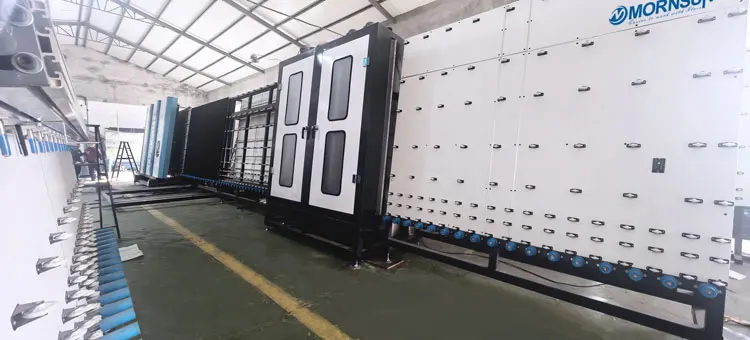 Double Glazed Glass Sealing Machine DVH Insulating Glass Sealing Machine Robot Insulated Production Line