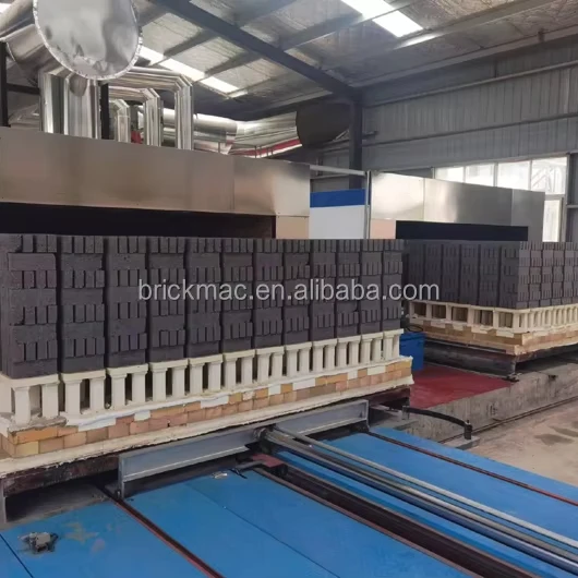 Tunnel Hollow Block Firing System Red Mud Clay Brick burning tunnel kiln for burning clay bricks