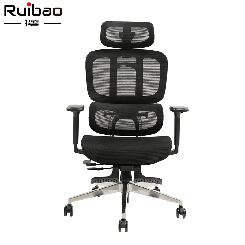 High Quality Luxury Full Mesh Multiple Function Adjustments Aluminium Frame Office Chair High Back Ergonomic Home Desk Chair