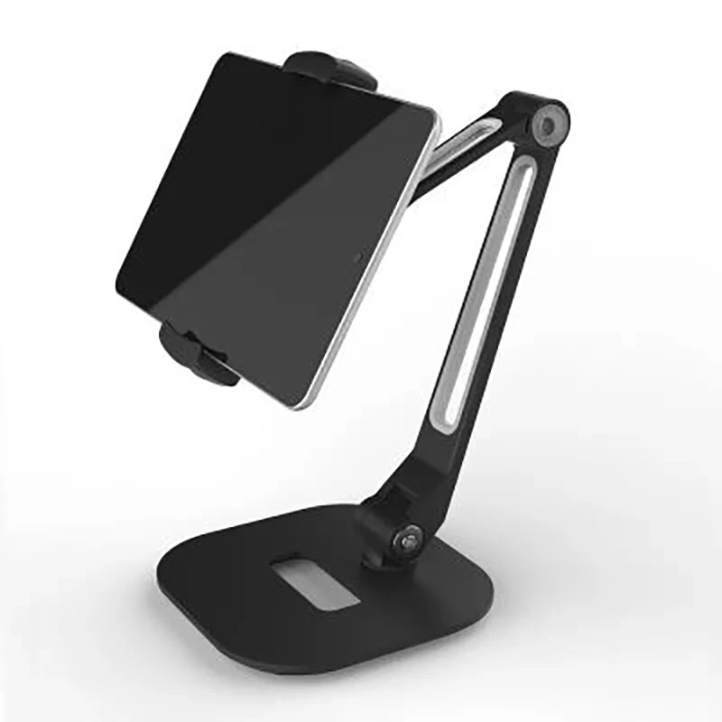 205D Multifunction 360 Rotation 4-13 inch Tablet PC Stand Mobile Phone Holder Metal Base Universal Foldable Lazy Tablet Support