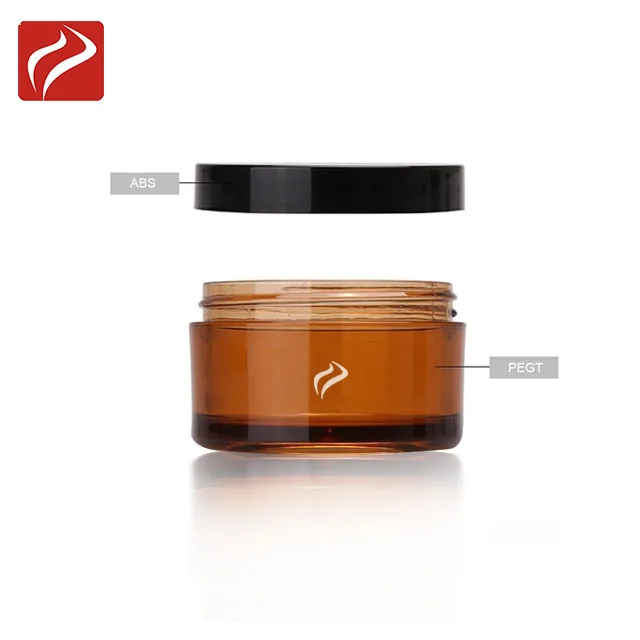 Custom Size Cosmetic Plastic PETG Cream Container Skincare Cream Jar