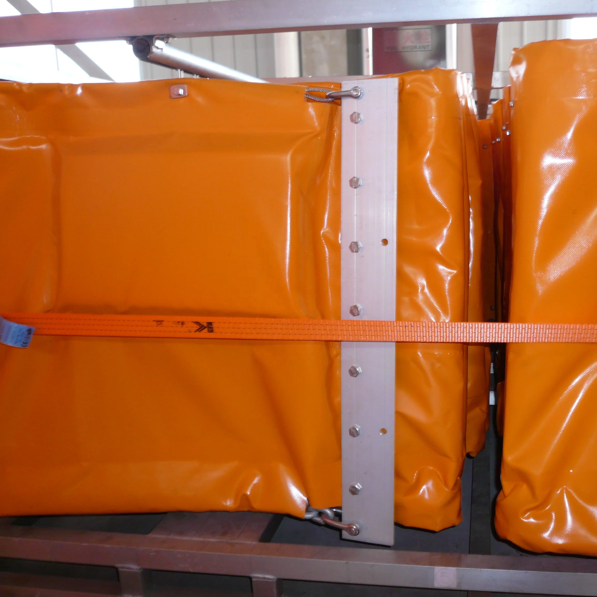 PVC fence boom/PVC coated containment oil boom /fence boom