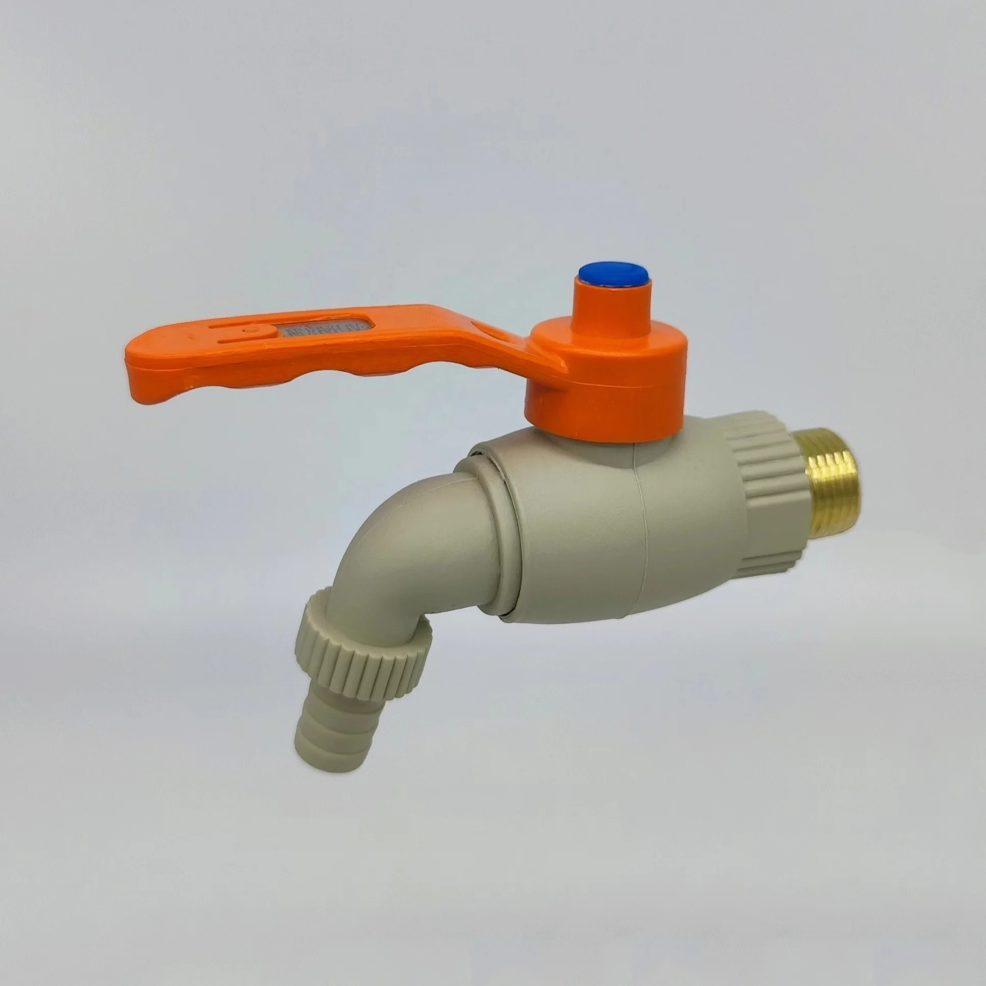 LJ-238 115g Factory Supply high quality plastic handle iron plastic turkey bibcock turkey tap turkey faucet