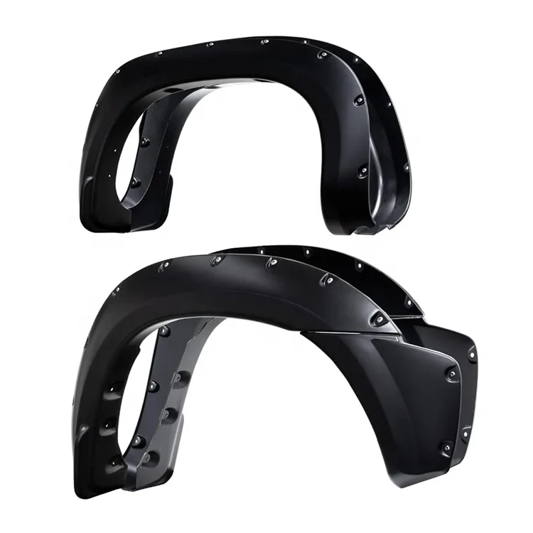 Pocket-Rivet Fender Wheel Flare Fleetside Bed For 2012-2015 Tacoma