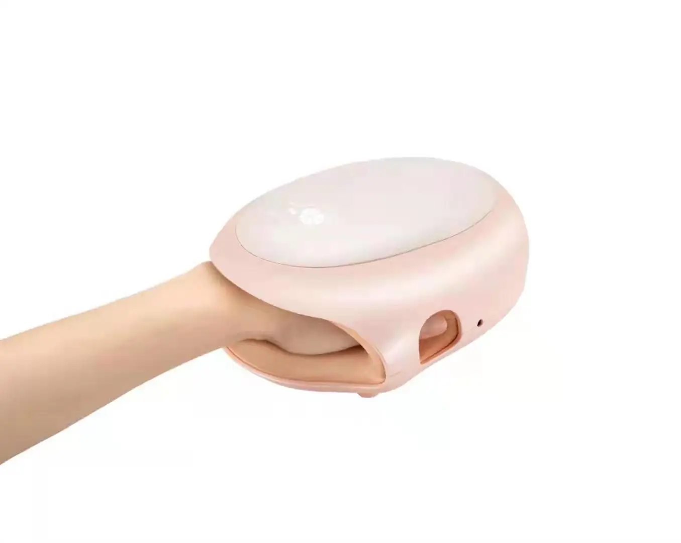 Electric Hand Massager with pink touch screen hand massager with heating and vibration function skin care massage