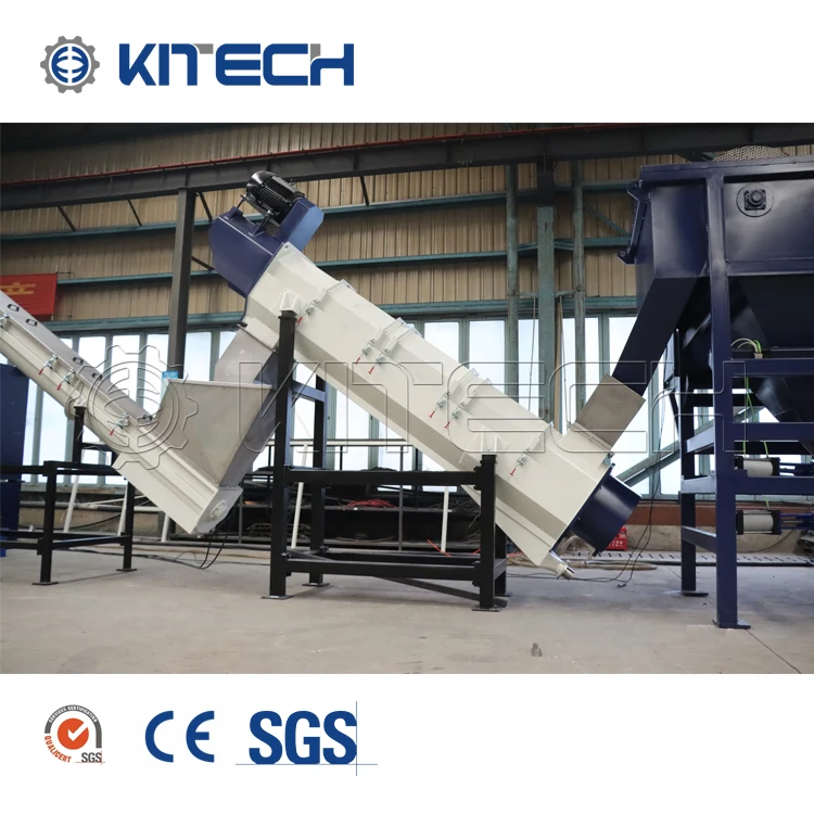 High Capacity PE Film Soft Plastic Recycling Washing Line Plastic Wash And Drying Machine
