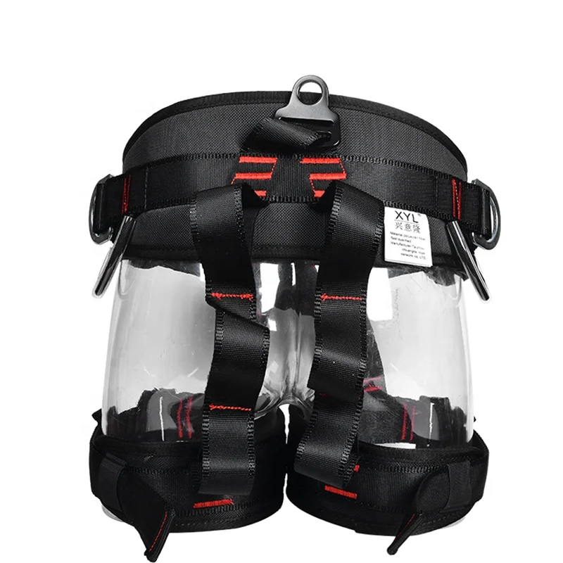 XYL Heavy duty outdoor rock climbing half body safety harness for fall protection