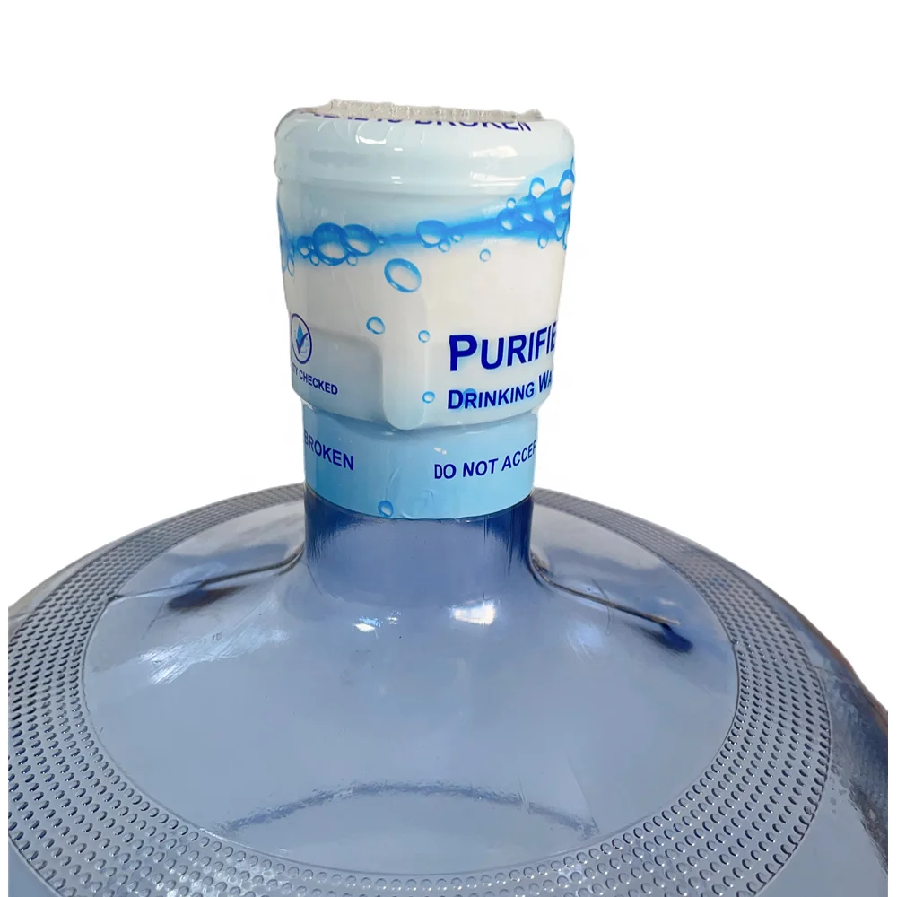 Free Design 5 Gallon PVC Shrink Seal Heat Shrink Sleeve Label Umbrella Seal Beverages Snacks Energy Drinks Custom Shrink Wrap