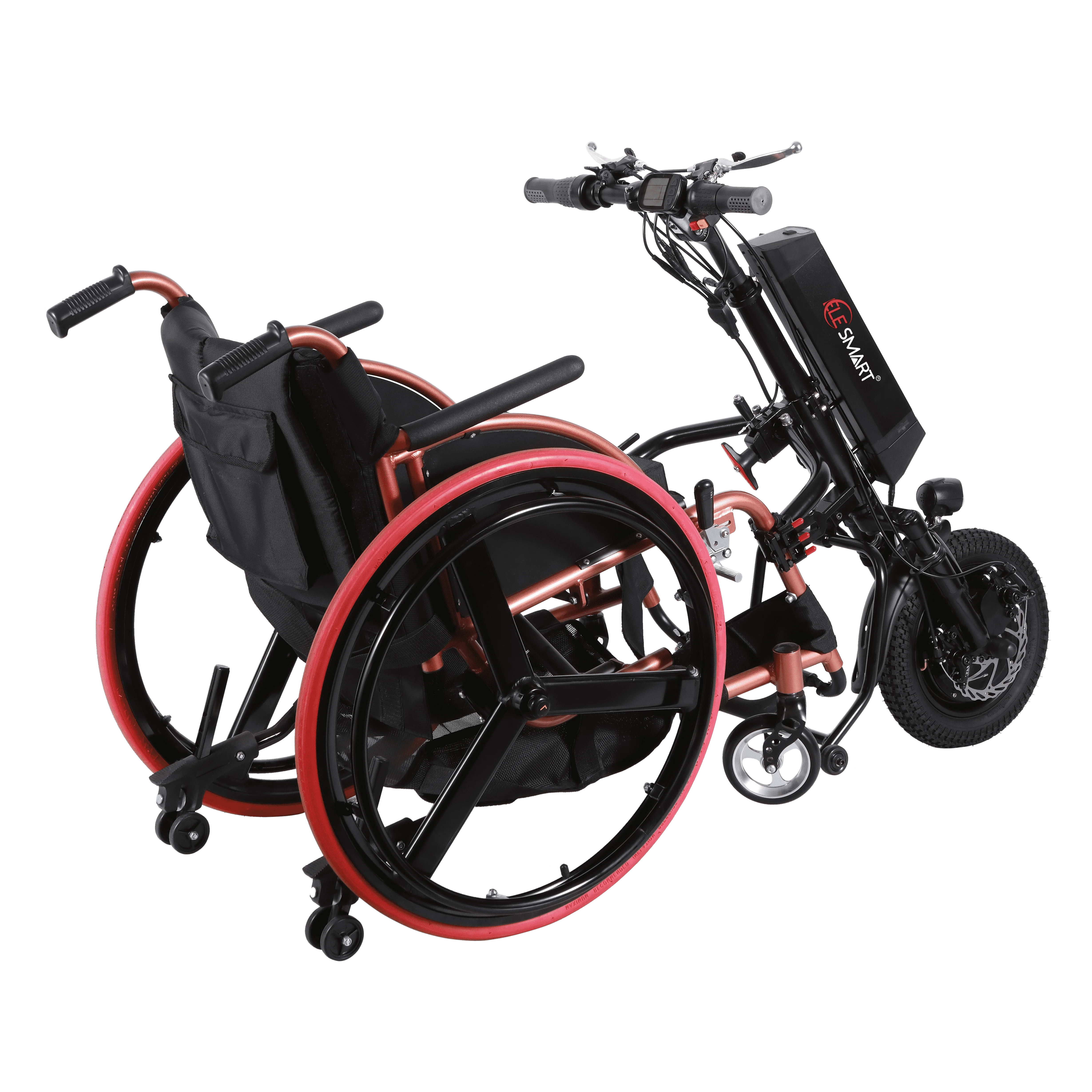 Cnebikes Manufacture Disabled electric wheelchairs attachment handcycle hanbikes with powerful lithium battery
