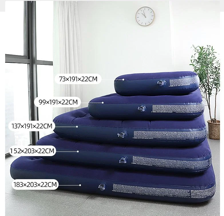 wholesale twin size comfortable advertising air bed hot outdoor folding single home inflatable air bed mattress