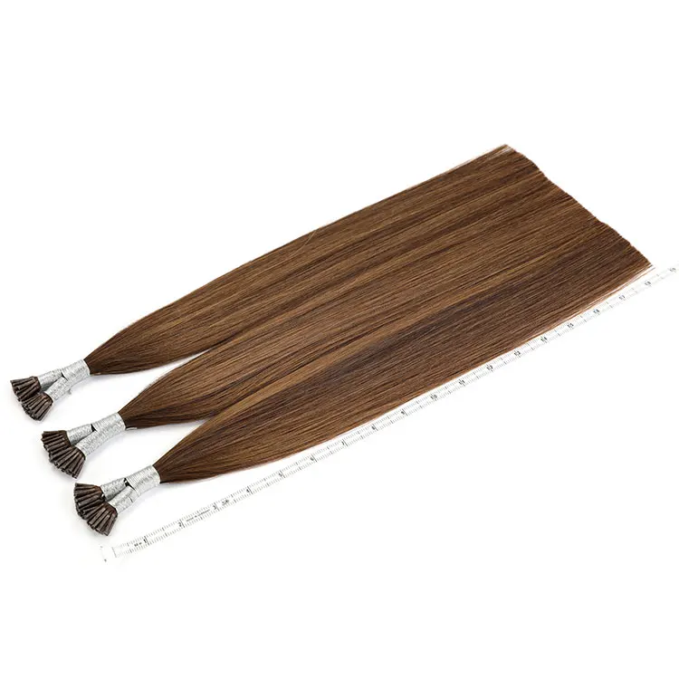 Wholesale Long Straight 613 Remy Virgin Brazilian PreBonded Keratin Stick In I Tip Human Hair Extensions