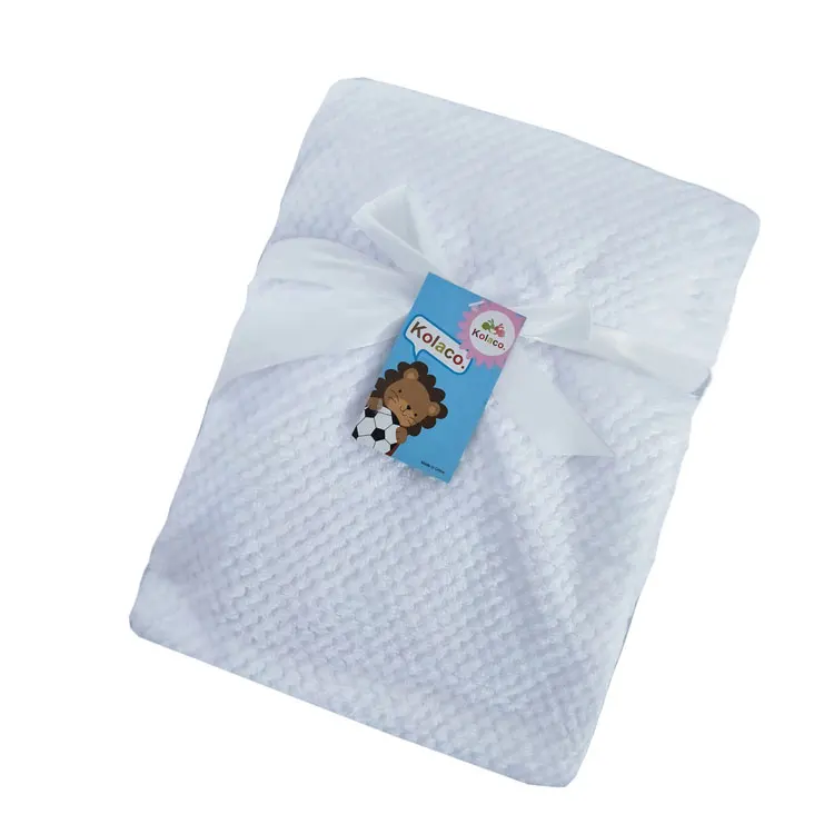 soft double fleece thick warm baby blanket