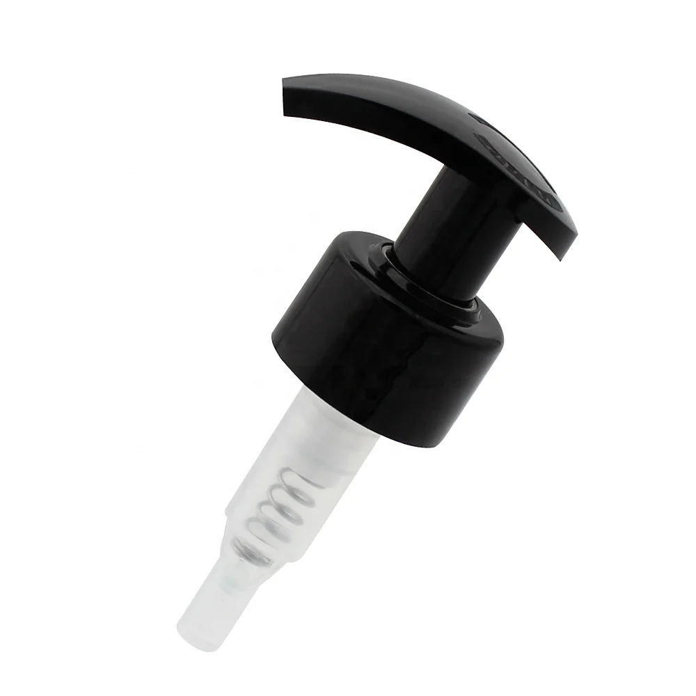 Hot Sale Black Plastic Hand Dispenser for Liquid Soap New Non-Spill Cosmetic Lotion Pump Bottle with Lids and Bottle Caps