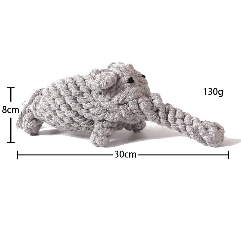 Wholesale new pet knitting chewing and biting toy molar dog toy interactive cotton rope toy