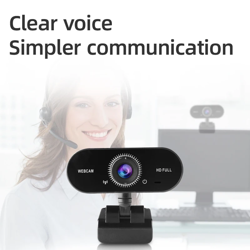  Full HD 1080P Web cam Cover AutoFocus 2K 4K Webcams for Video