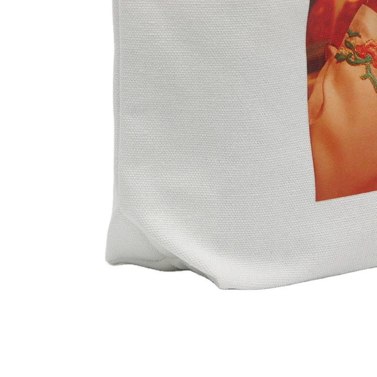 
16oz Custom printed tote shopping bag cheap organic cotton bags with logo 