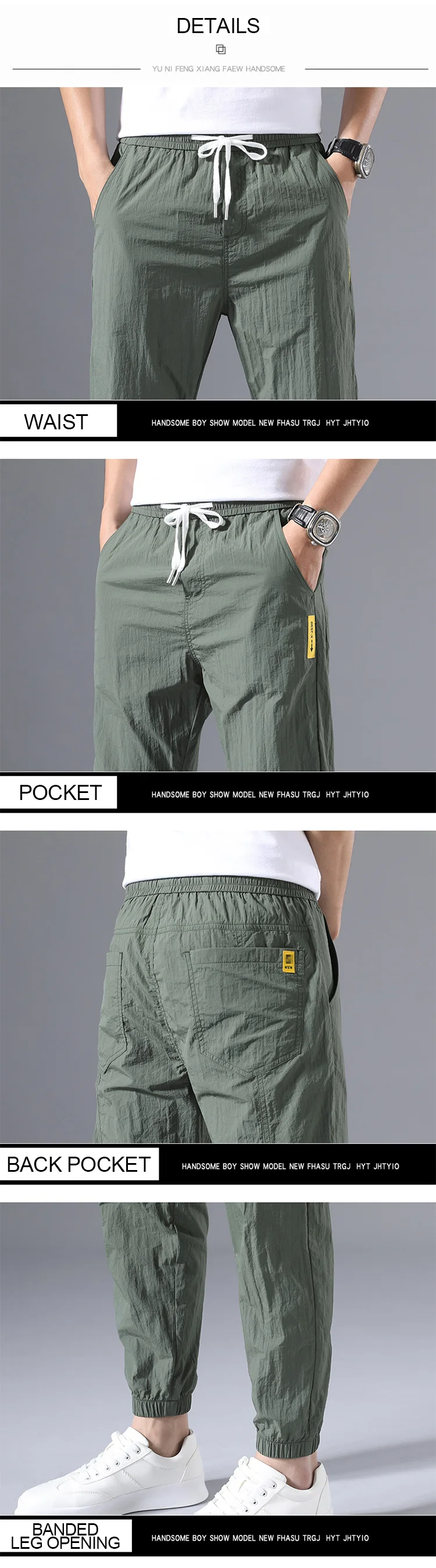 Wholesale Custom Sports Pants Plus Size Men Sports Pants Men Joggers Comfortable Joggers For Men 6