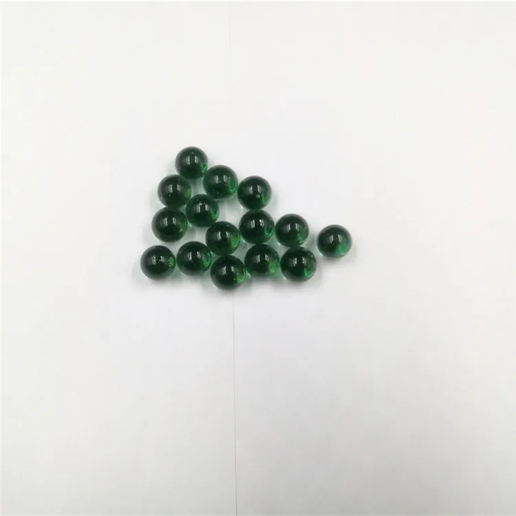 2024 best selling 14mm 16mm crystal glass balls green glass marble