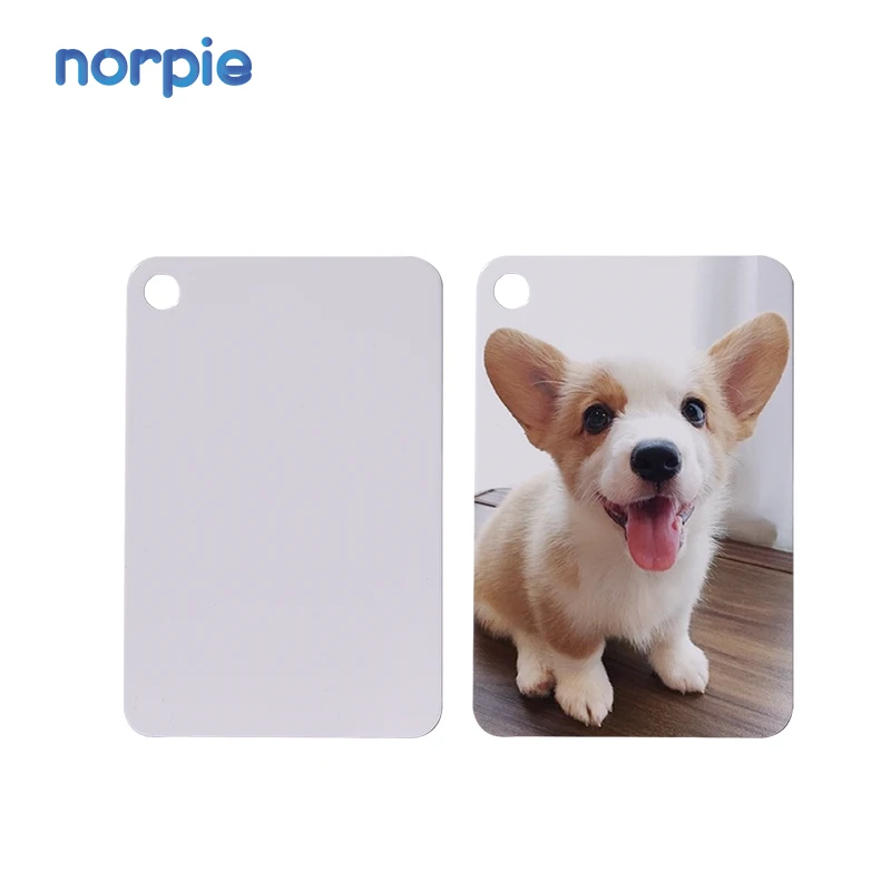 Wholesale Dog Tag Sublimation Aluminum Blank Dog ID Blank Pet Cat Tags